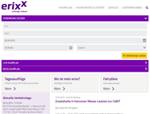 Tablet Screenshot of erixx.de